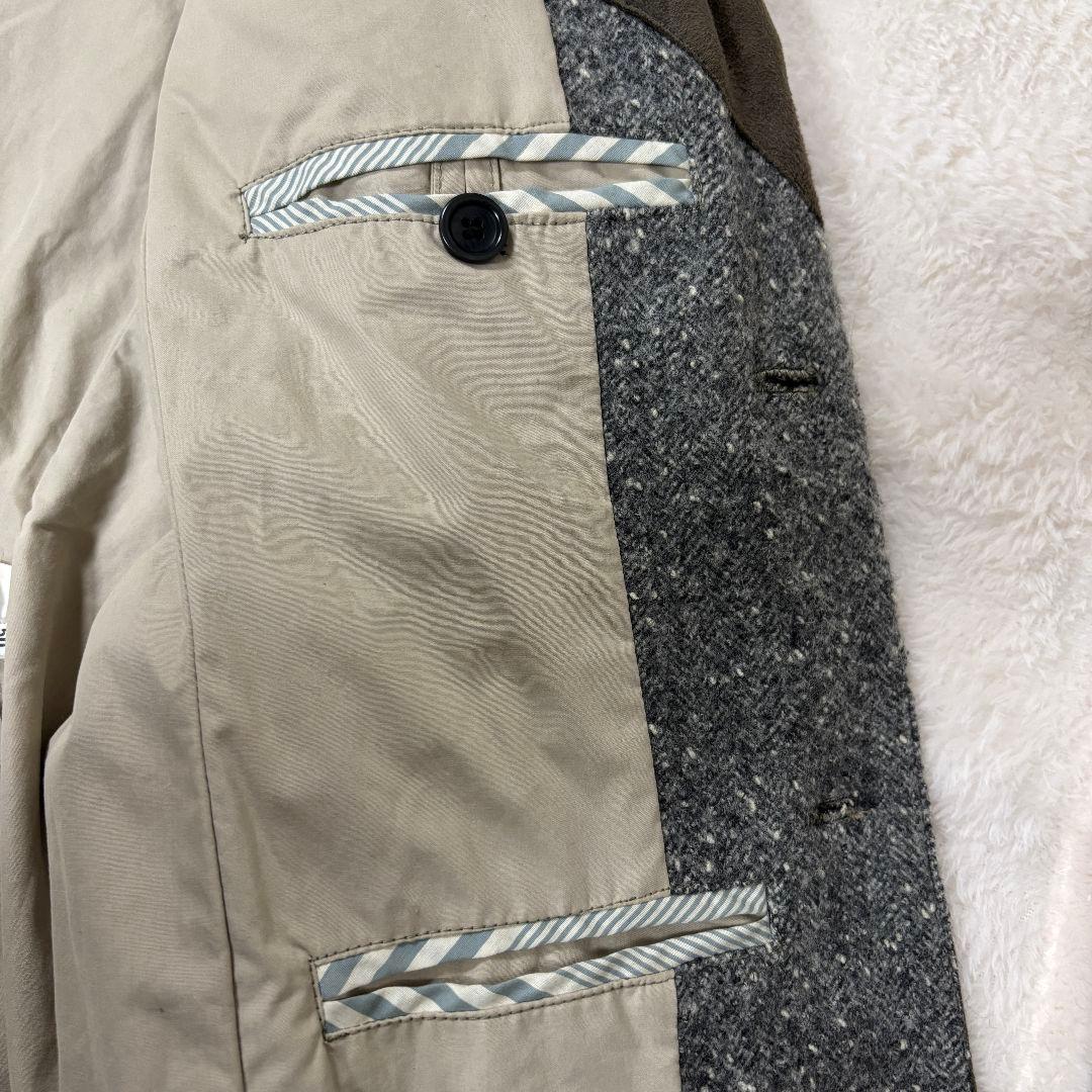 【本革仕様】Hettabretz　テーラードジャケット　ヤギ本革　イタリア製