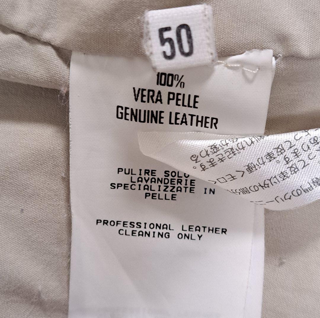 【本革仕様】Hettabretz　テーラードジャケット　ヤギ本革　イタリア製