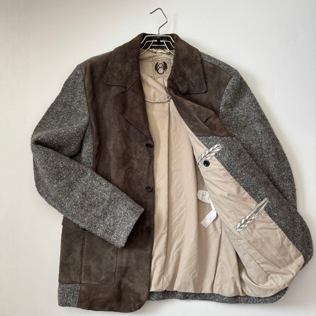 【本革仕様】Hettabretz　テーラードジャケット　ヤギ本革　イタリア製