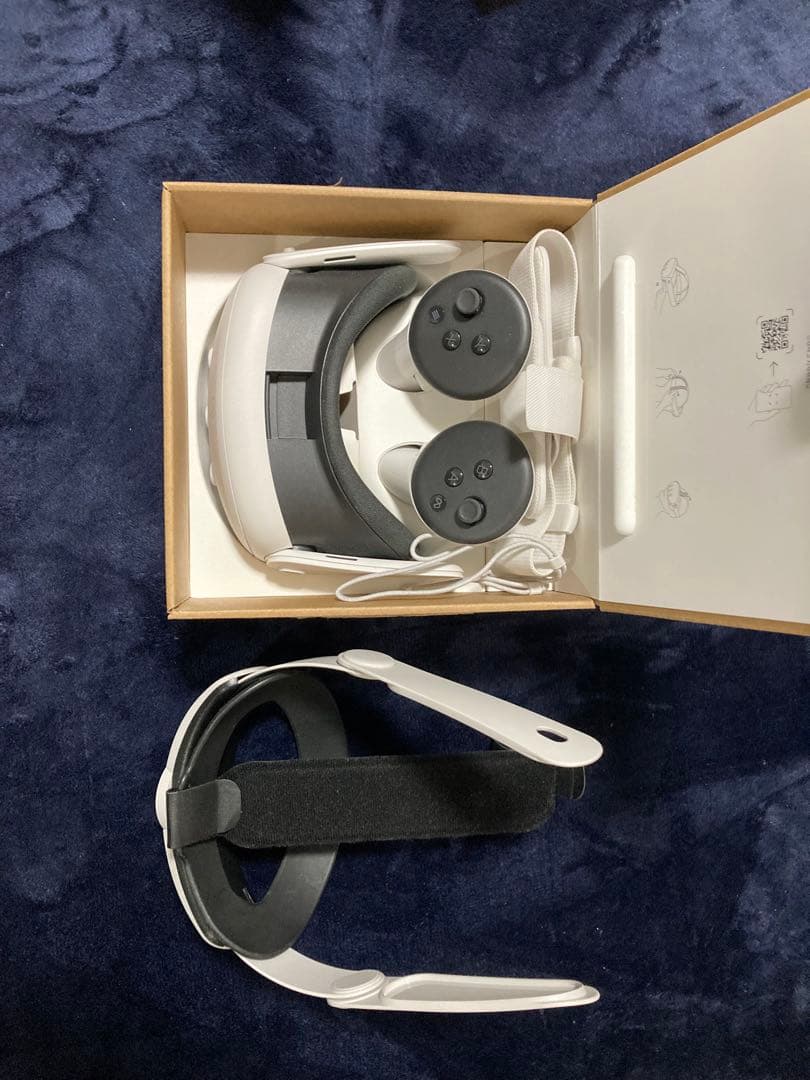  Quest 3 128GB(箱あり) + ヘッドストラップ(箱無し)