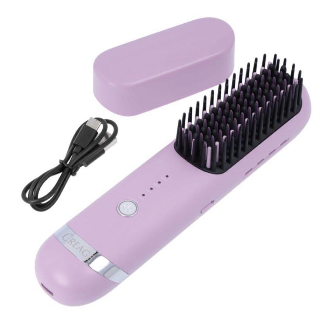 Creage簡単ボリュームアップ家庭用ヘアアイロンブラシ　ヤーマン　クリアージュ