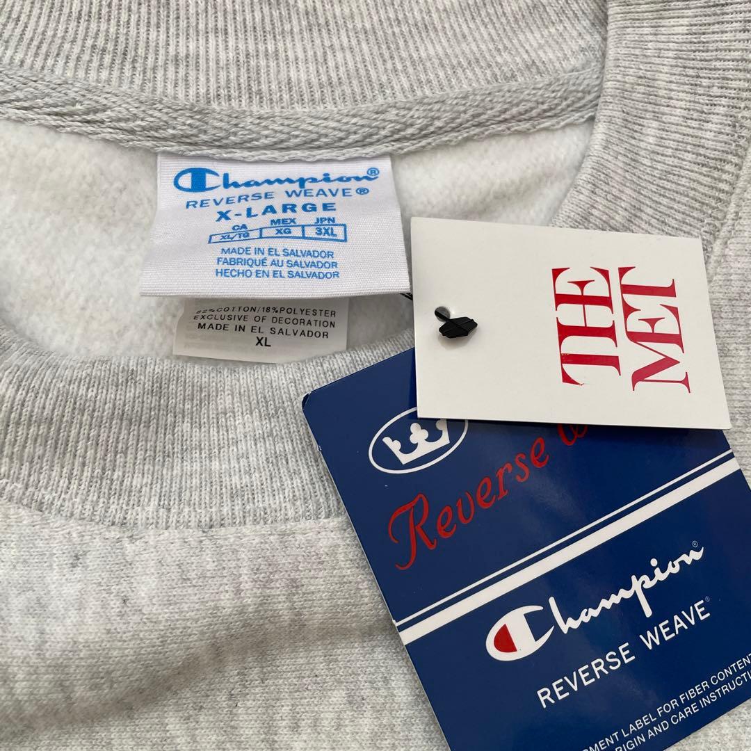 メトロポリタン美術館 限定 リバースウィーブ 新品未着用 XL チャンピオン