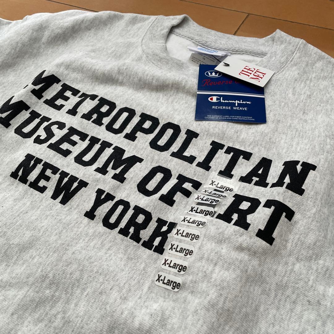 メトロポリタン美術館 限定 リバースウィーブ 新品未着用 XL チャンピオン
