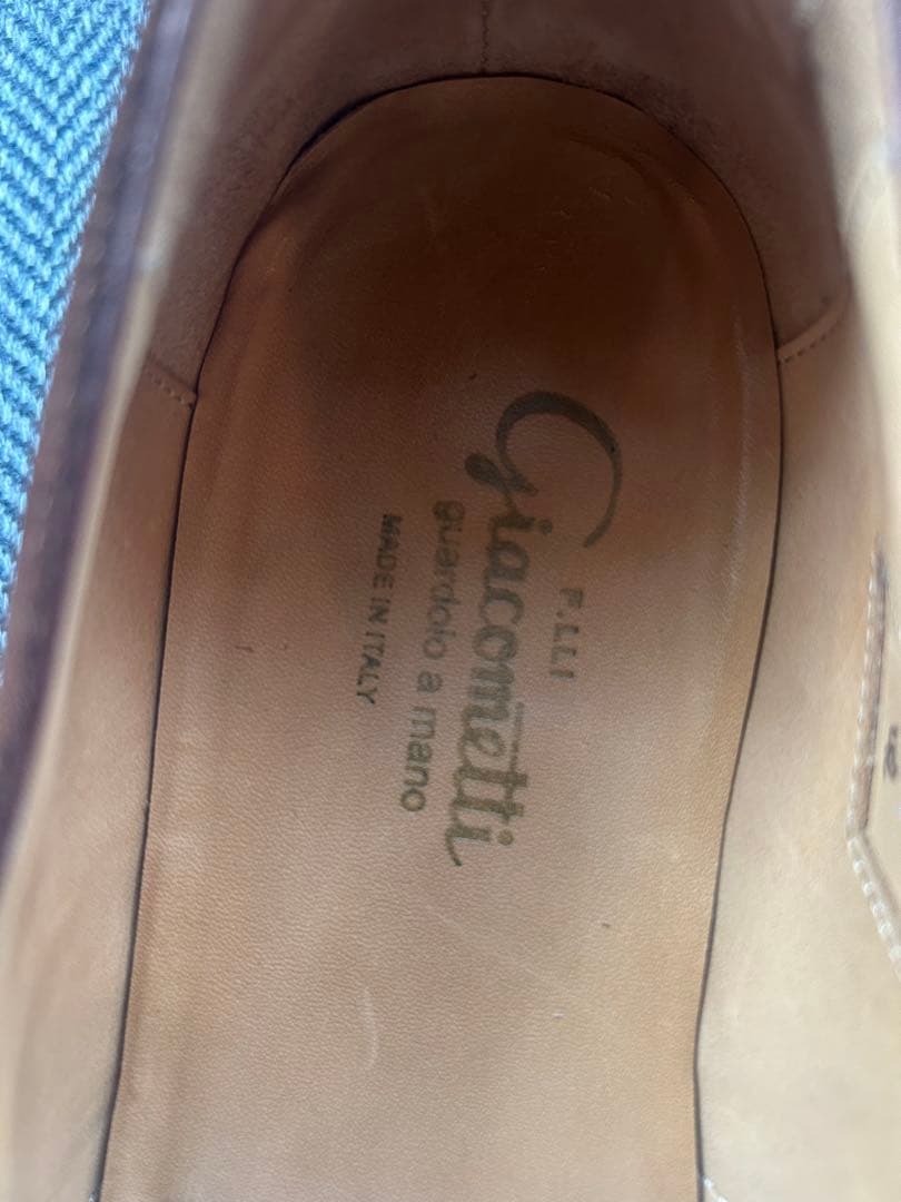 新品　フラテッリジャコメッティ　シングルモンクストラップ 大島拓身