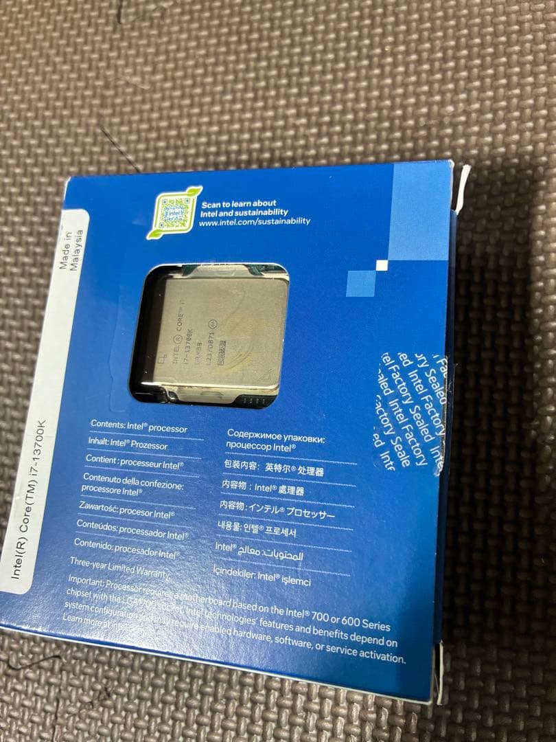 ゆ*り様 Intel Core i7-13700K （動作品、中古）