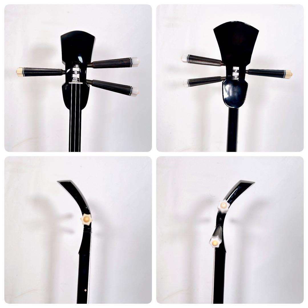 【良品】沖縄三線 三味線　本皮　蛇皮　へび革