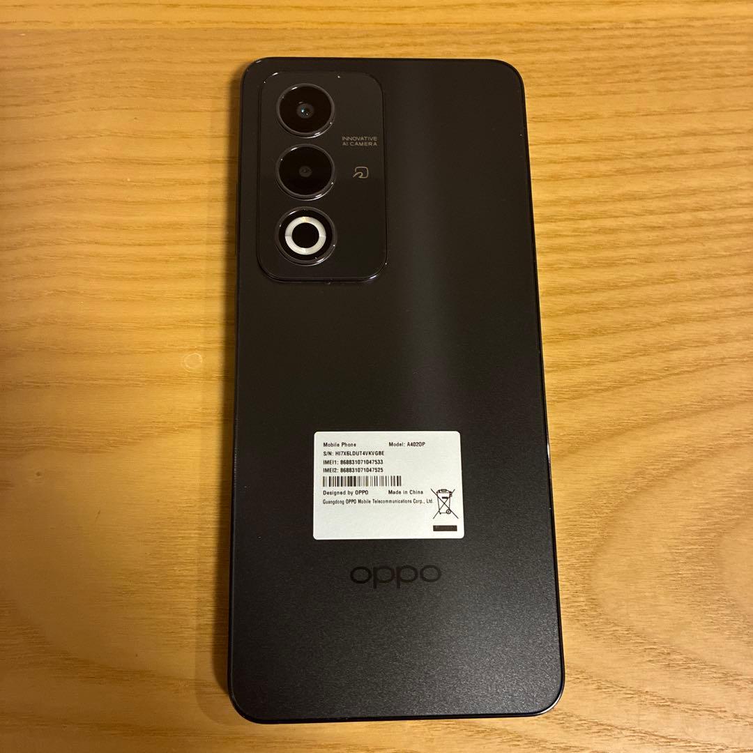 OPPO A3 5G ブラック 本体　ワイモバイル版