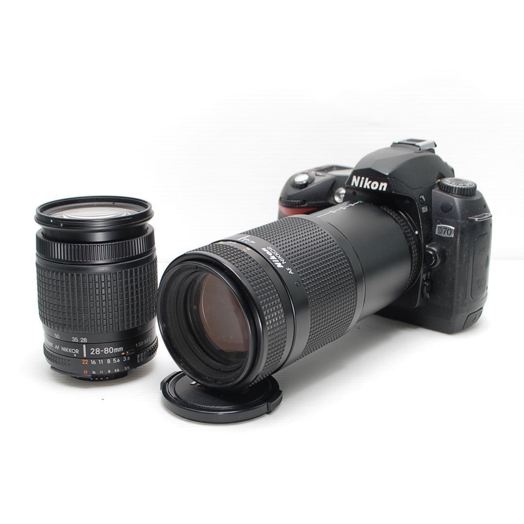 ⭐︎Nikon D70⭐︎ダブルレンズセット 動作良好 良品 バッテリーの持ち◎
