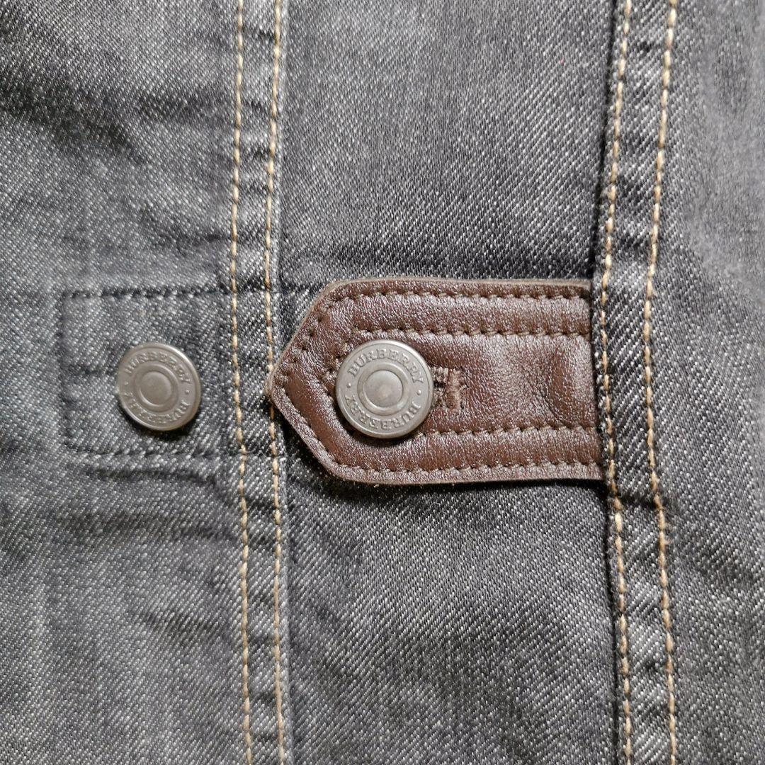 BURBERRY ブラック デニムジャケット Ｇジャン 44