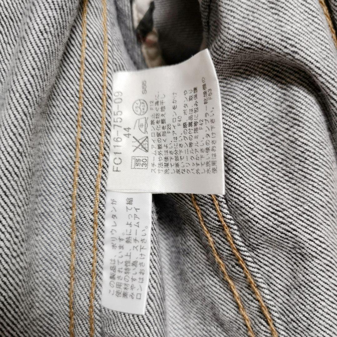 BURBERRY ブラック デニムジャケット Ｇジャン 44