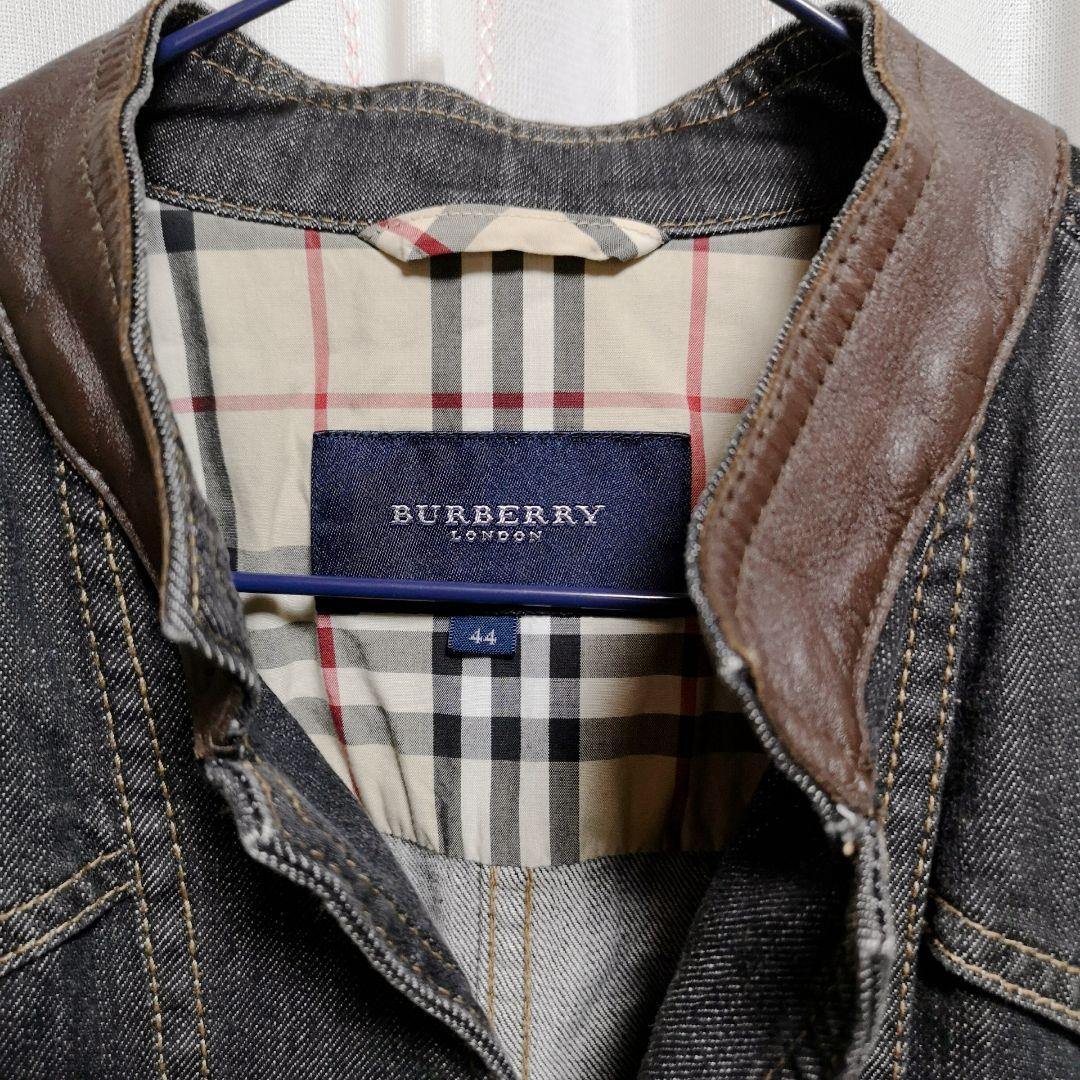 BURBERRY ブラック デニムジャケット Ｇジャン 44