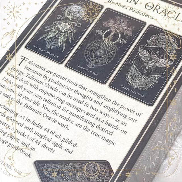 ★正規品オラクルカード★洗練されたシックな魔法の護符のオラクル／ブラックエッジ
