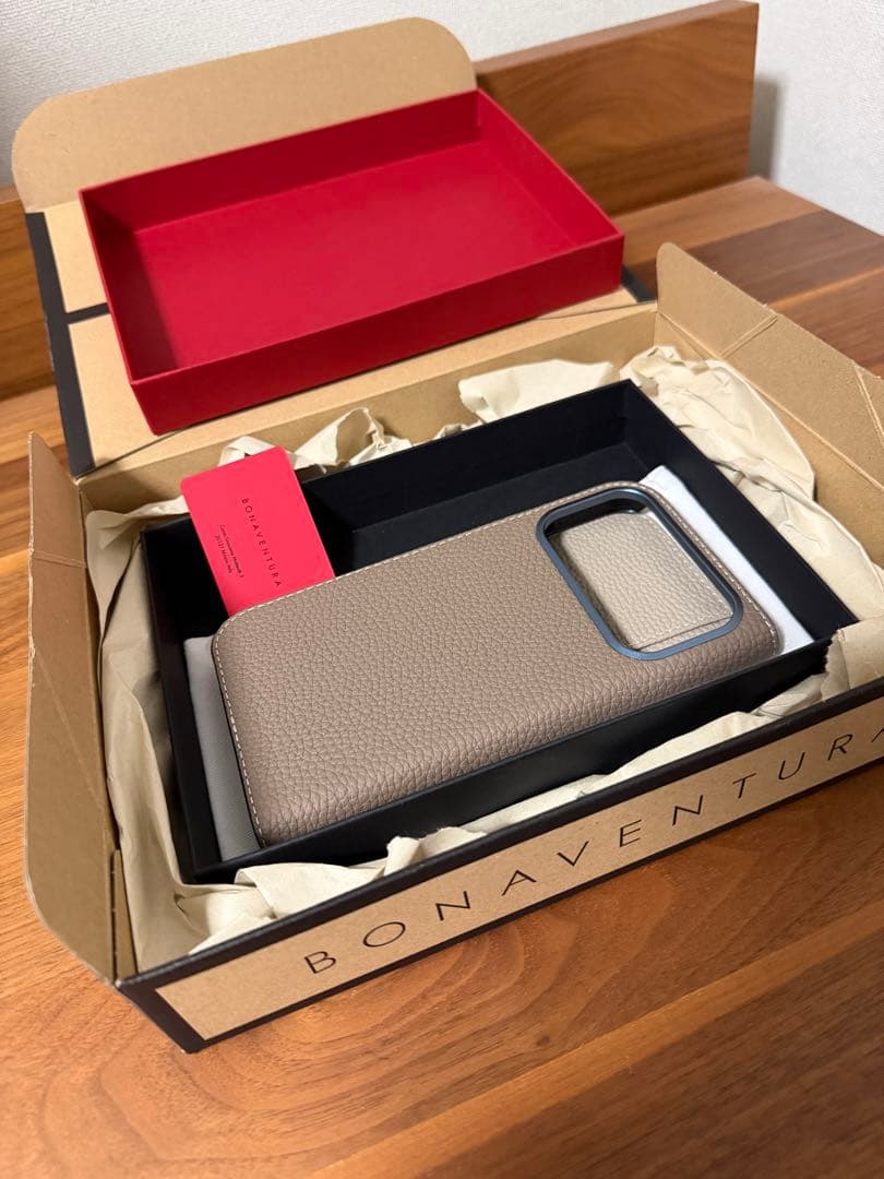 新品未使用 BONAVENTURA iPhone17proMAX用 エトープ