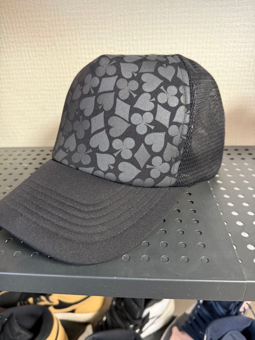 ナンバーナイン NUMBER (N)INE トランプ柄メッシュキャップ