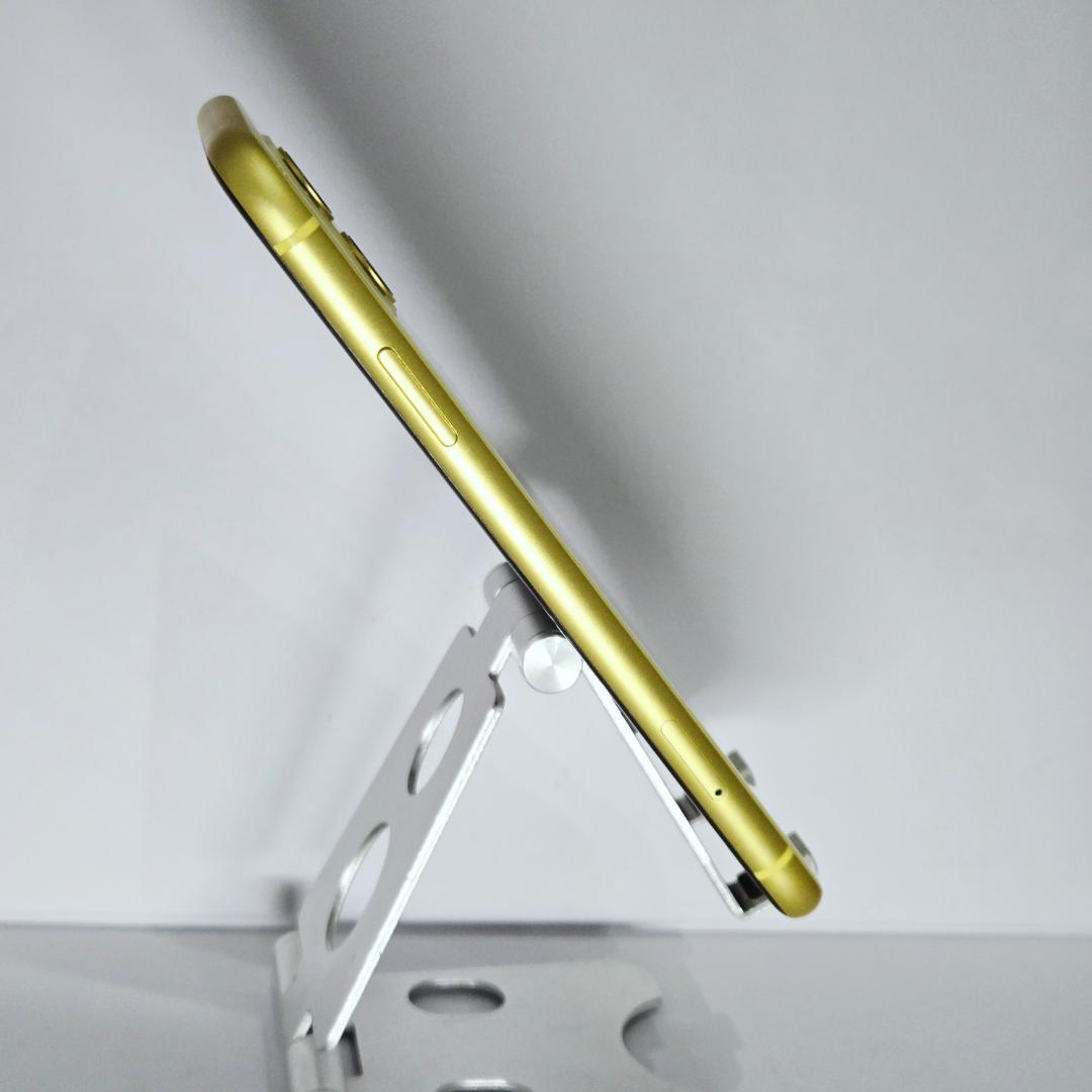 08 iPhone11 イエロー SIMフリー 極美品 バッテリー84%