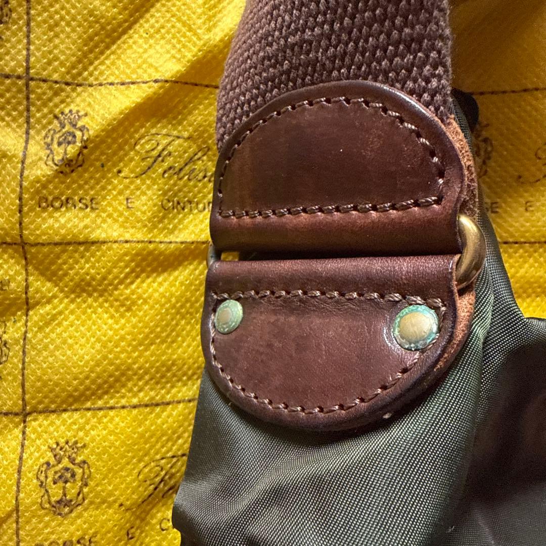 フェリージ ショルダーバッグ グリーンカラー