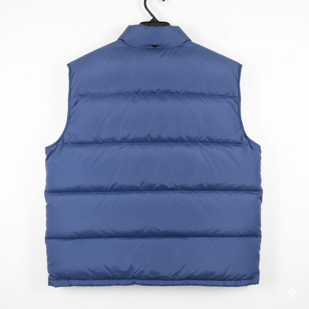 90s L.L.Bean グースダウンベスト ブルー メンズL 大阪古着屋購入