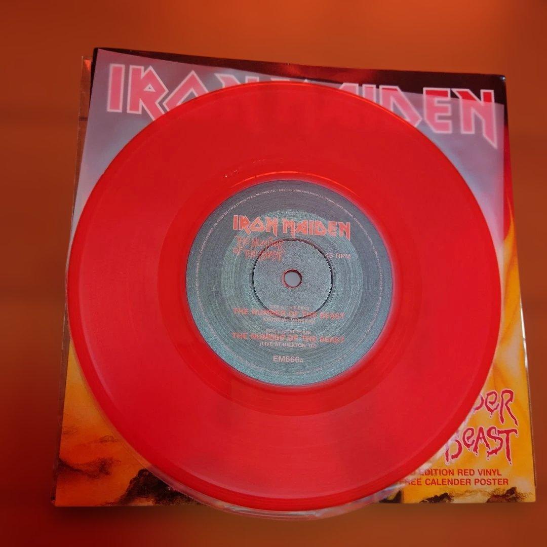 【限定盤】IRON MAYDEN 3枚セット カラーレコード 未開封 ポスター付