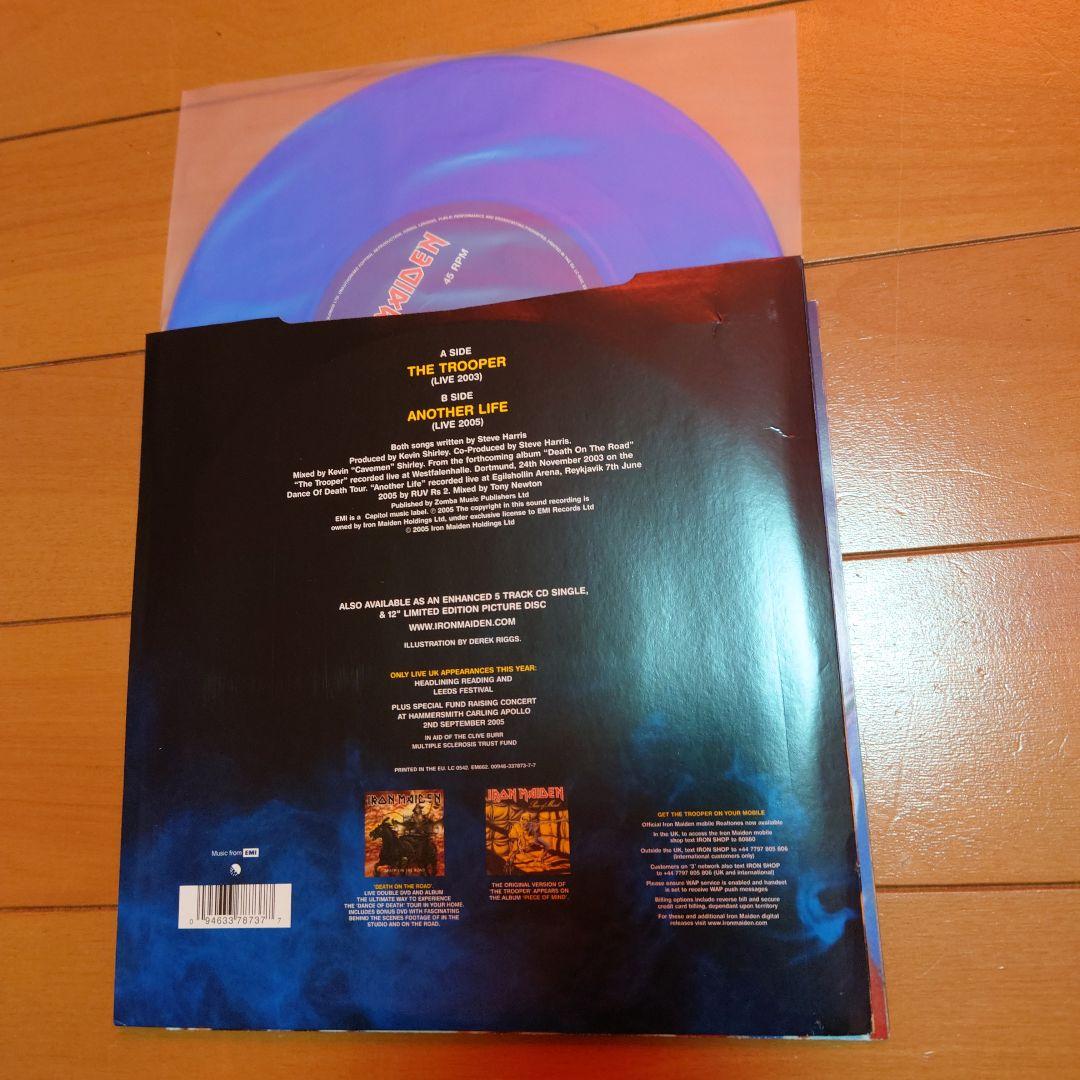 【限定盤】IRON MAYDEN 3枚セット カラーレコード 未開封 ポスター付
