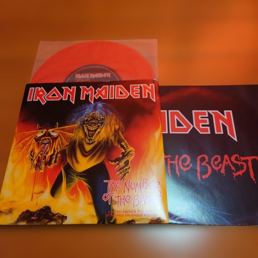 【限定盤】IRON MAYDEN 3枚セット カラーレコード 未開封 ポスター付