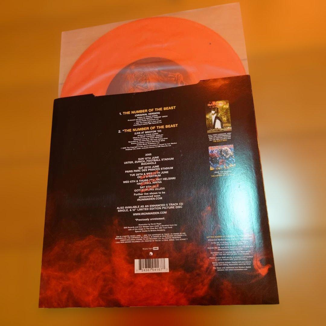 【限定盤】IRON MAYDEN 3枚セット カラーレコード 未開封 ポスター付