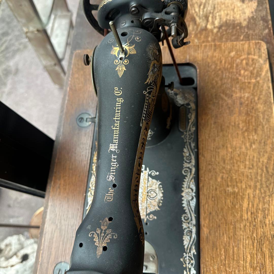 これで本当に削除❣️ヴィンテージ　シンガーミシン