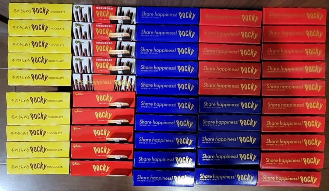 ポッキー アーモンドクラッシュ・つぶつぶいちご・塩キャラメル 50箱セット