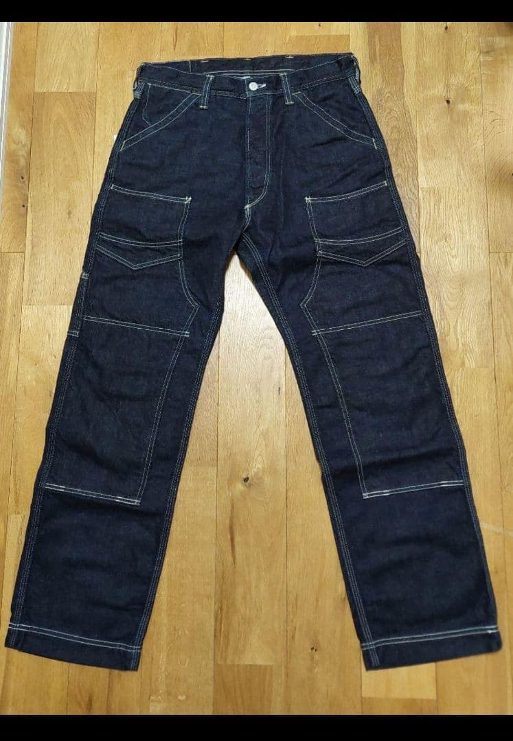 未使用★フリーホイーラーズ　デリックマン　　 デニム　ワークパンツ★値下交渉不可