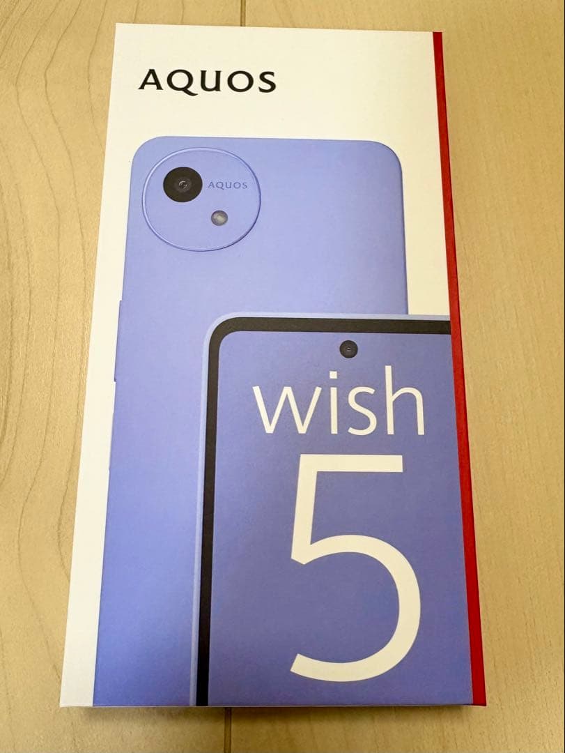 新品未使用　AQUOS wish5 ブルー　SIMフリー