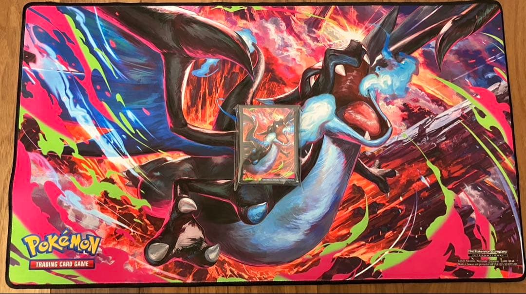 メガリザードンX プレイマット & スリーブ未開封UPC 2025 海外限定品⑤