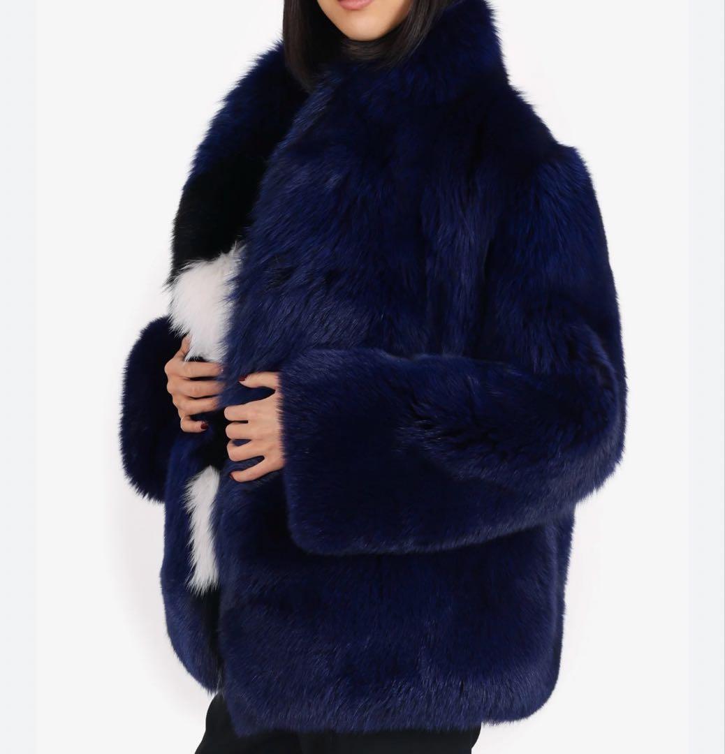 OFF-WHITE VIRGIL FOX ファー　コート36