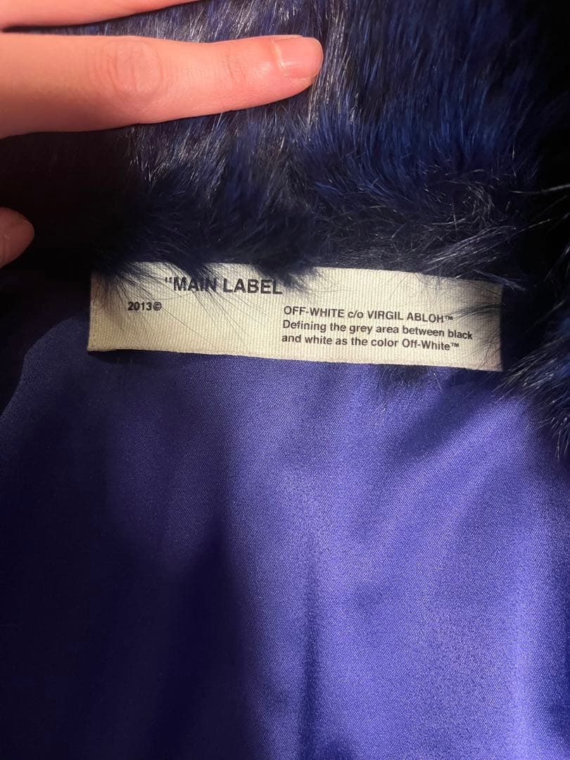 OFF-WHITE VIRGIL FOX ファー　コート36