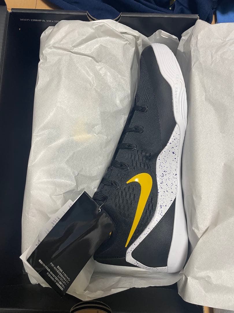 Nike バスケットボールシューズ ブラック/イエロー　kobe9