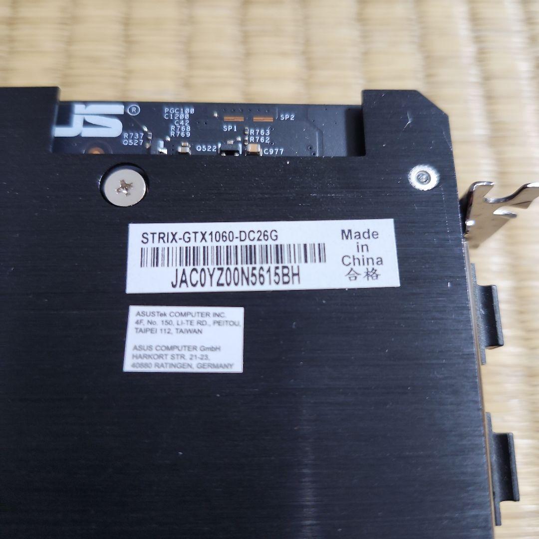 ASUS グラフィックボード GTX1060 6GB