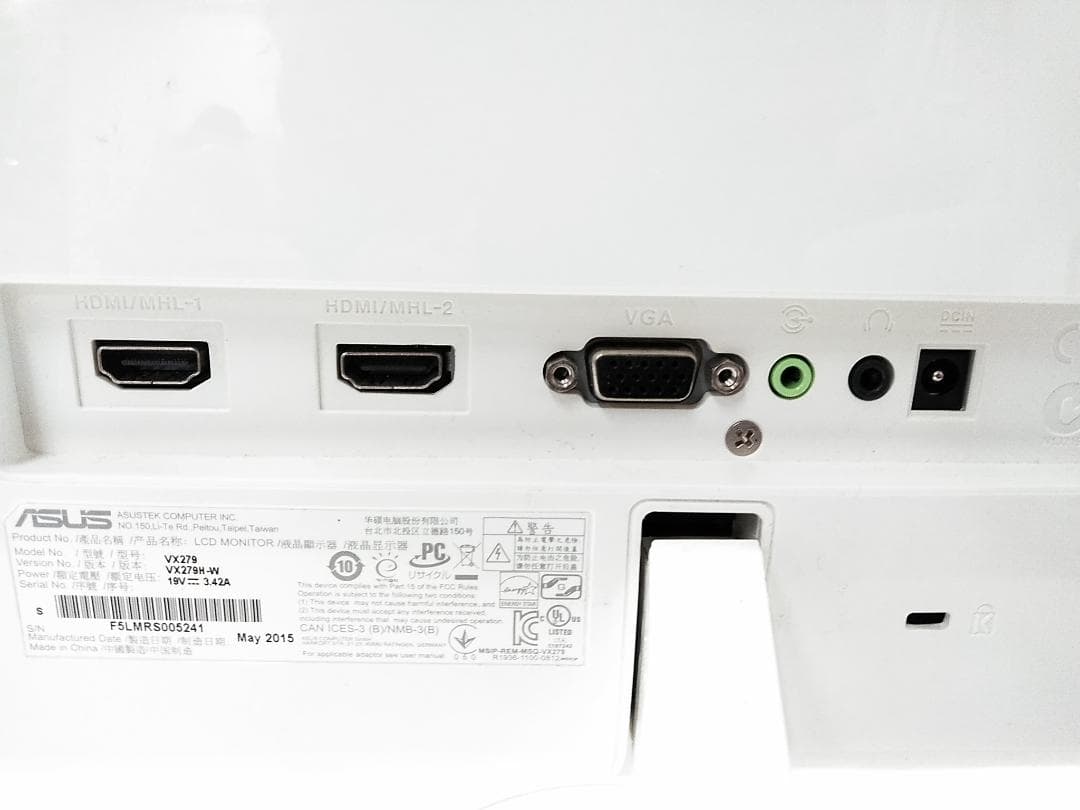 ASUS エイエース vx279H 　ゲーミング PCモニター 27インチ□