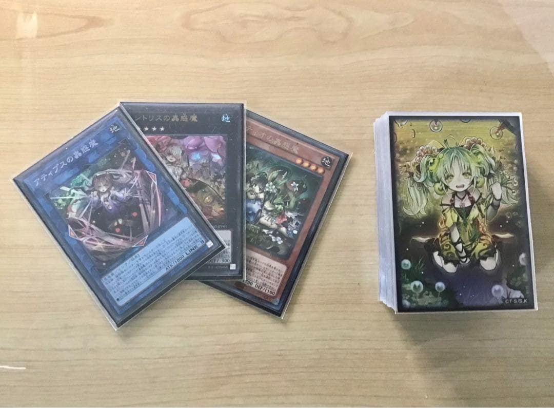 本格構築【蟲惑魔】デッキ＆蟲惑魔三重スリーブ＆おまけ セット