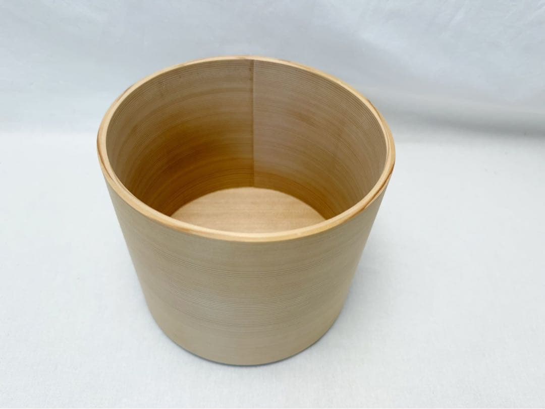 未使用 茶道具 杉木地 曲水指 綴目 煎茶道具 水差し 紙箱