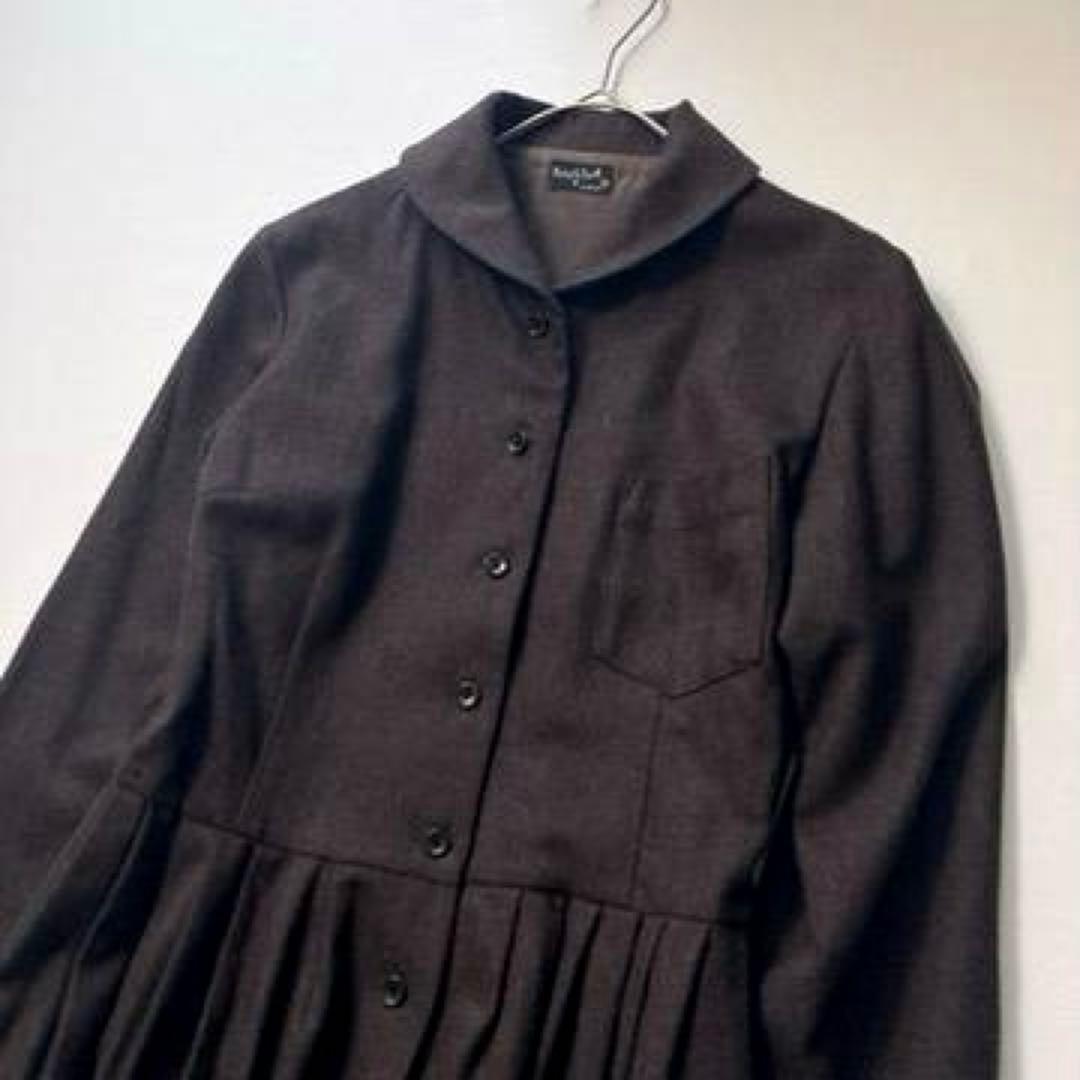 【komeme】マーガレットハウエル　旧タグ ウール マキシ丈 ワンピース