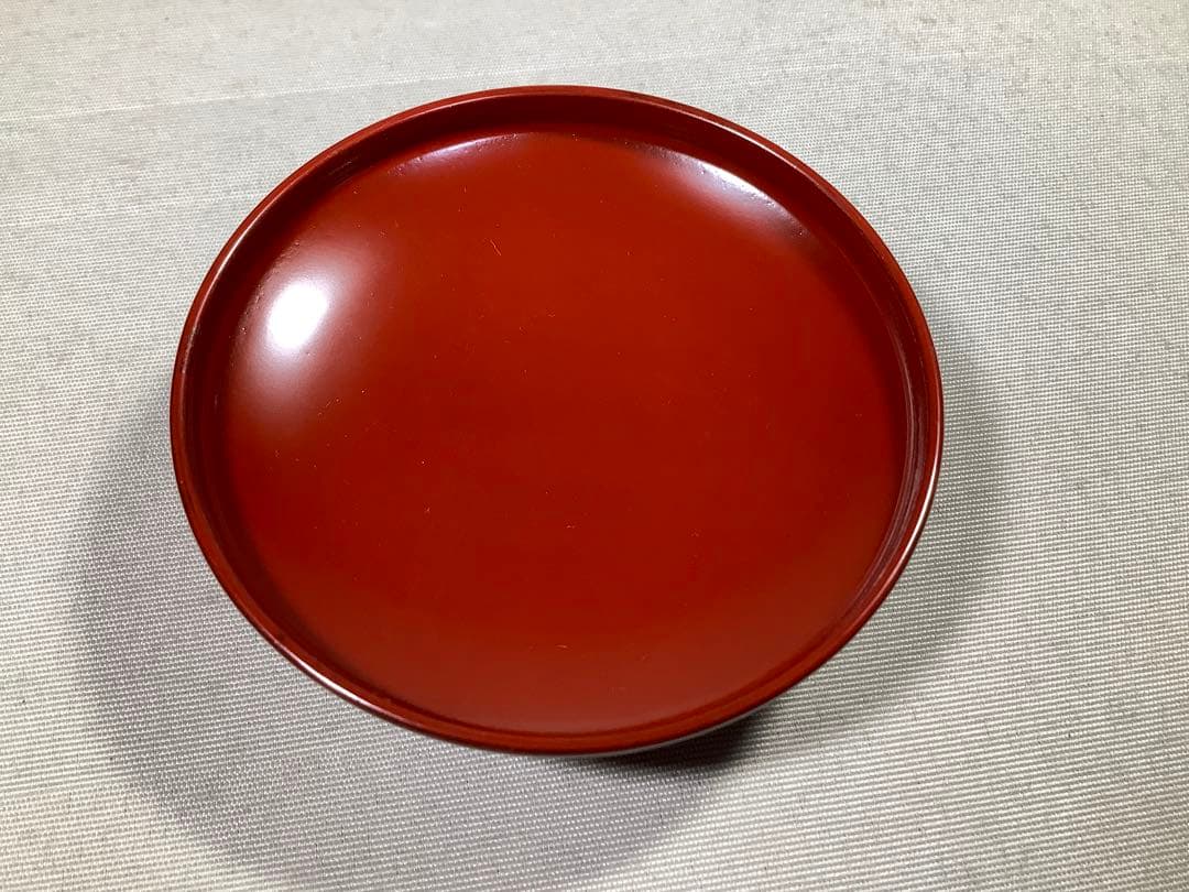 朱塗　黒網目　小吸物椀　茶会席　茶道具　送料無料