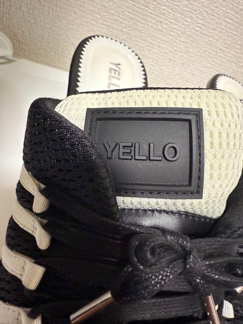 ☆*様 YELLO MONO SNEAKER MULES ブラック/ホワイト M
