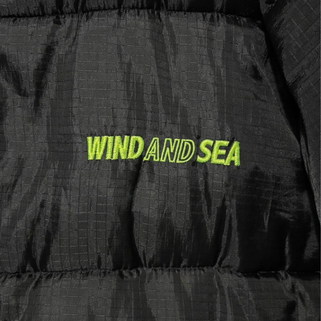 WIND AND SEA ウィンダンシー ダウンジャケット ブラック