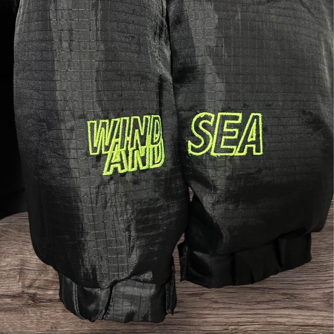 WIND AND SEA ウィンダンシー ダウンジャケット ブラック