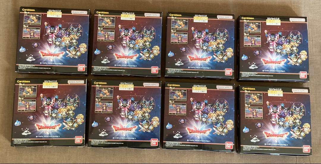 【新品未開封】テープ付き8box カードダス ドラゴンクエストVol.1