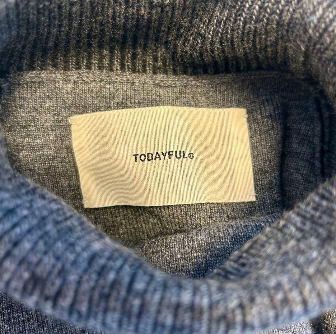 ワンピース TODAYFUL Balloon Wool Knitdress 36