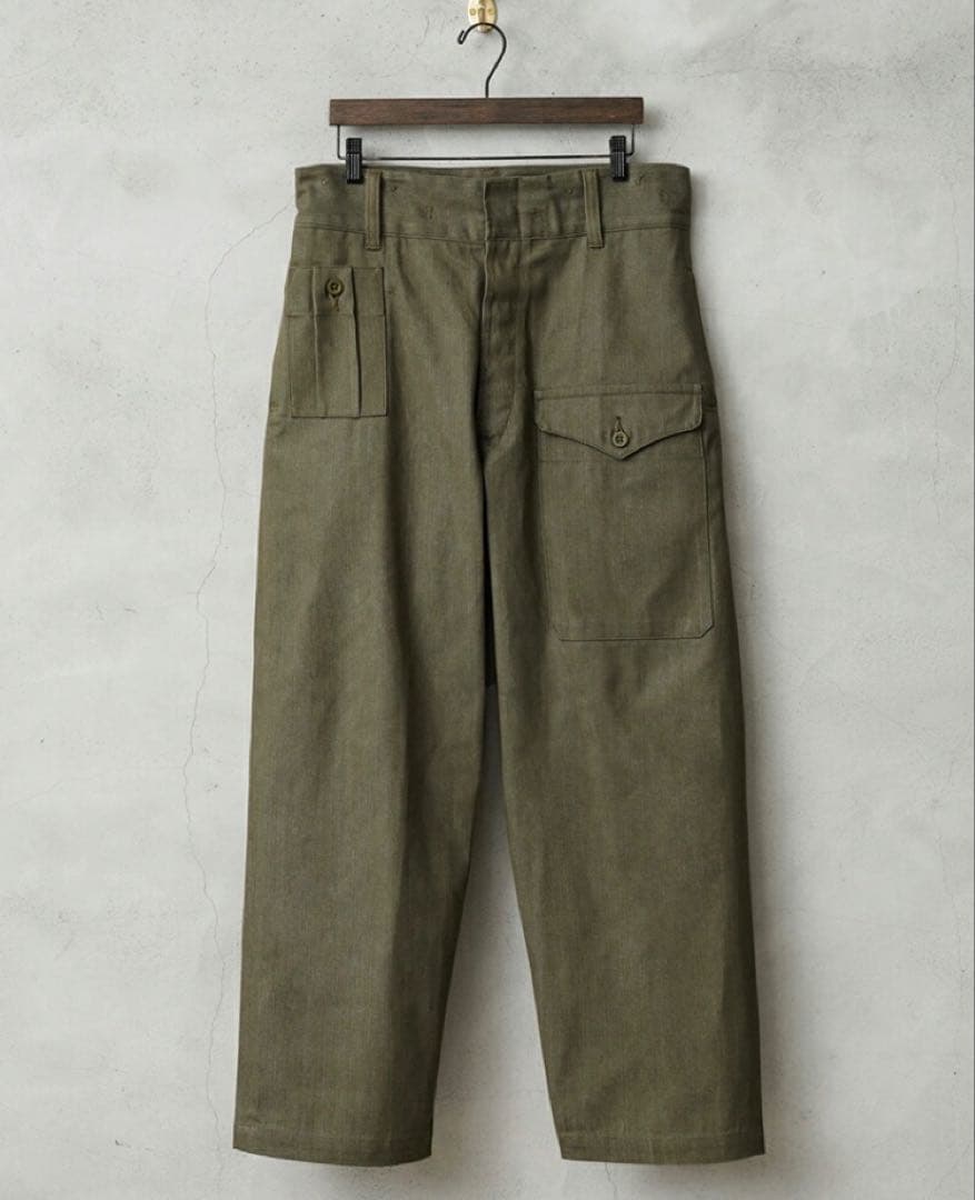 WAIPER.inc ワイパーインク イギリス軍 グリーンデニム トラウザー