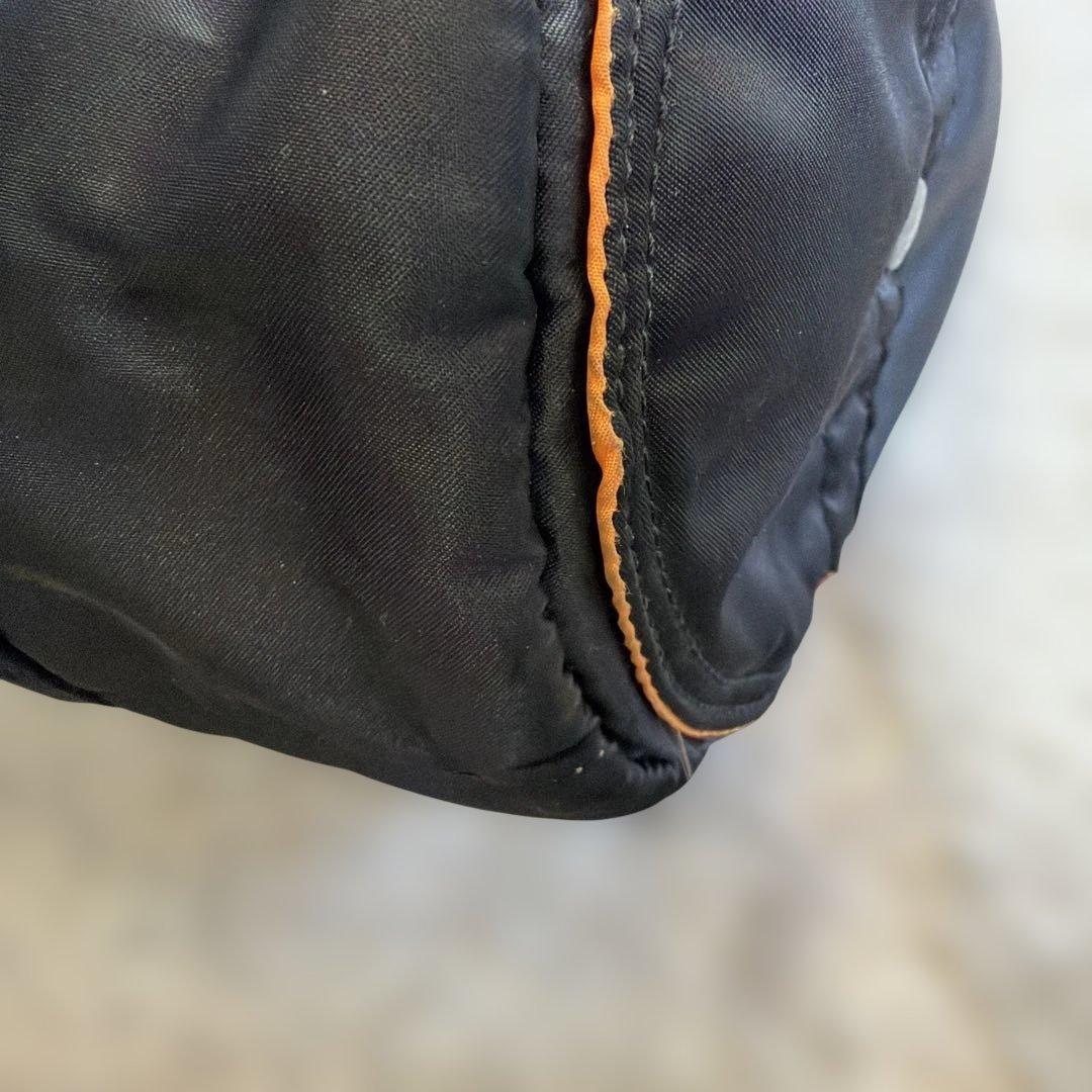 PORTER ミニボストンバッグ ドラム型 ブラック