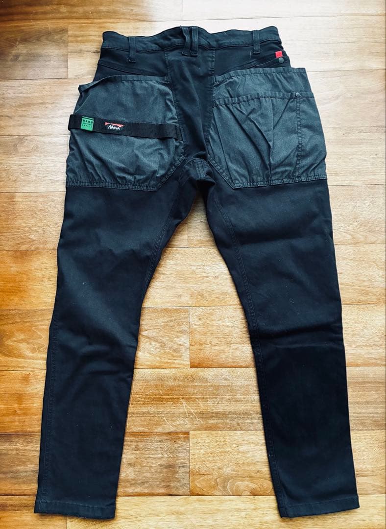 NANGA × H.A.K.U. 【Sサイズ アウトドアパンツ 黒】