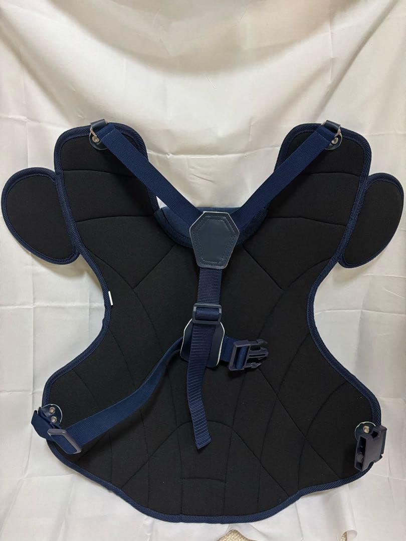 ZETT キャッチャー用プロテクター ネイビー