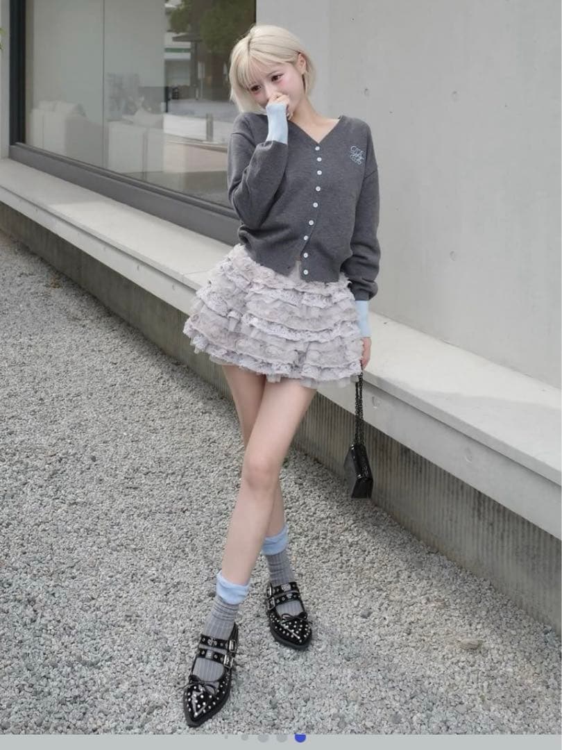 新品・箱付き♡Darich♡ダブルベルトフラットシューズ　Mサイズ