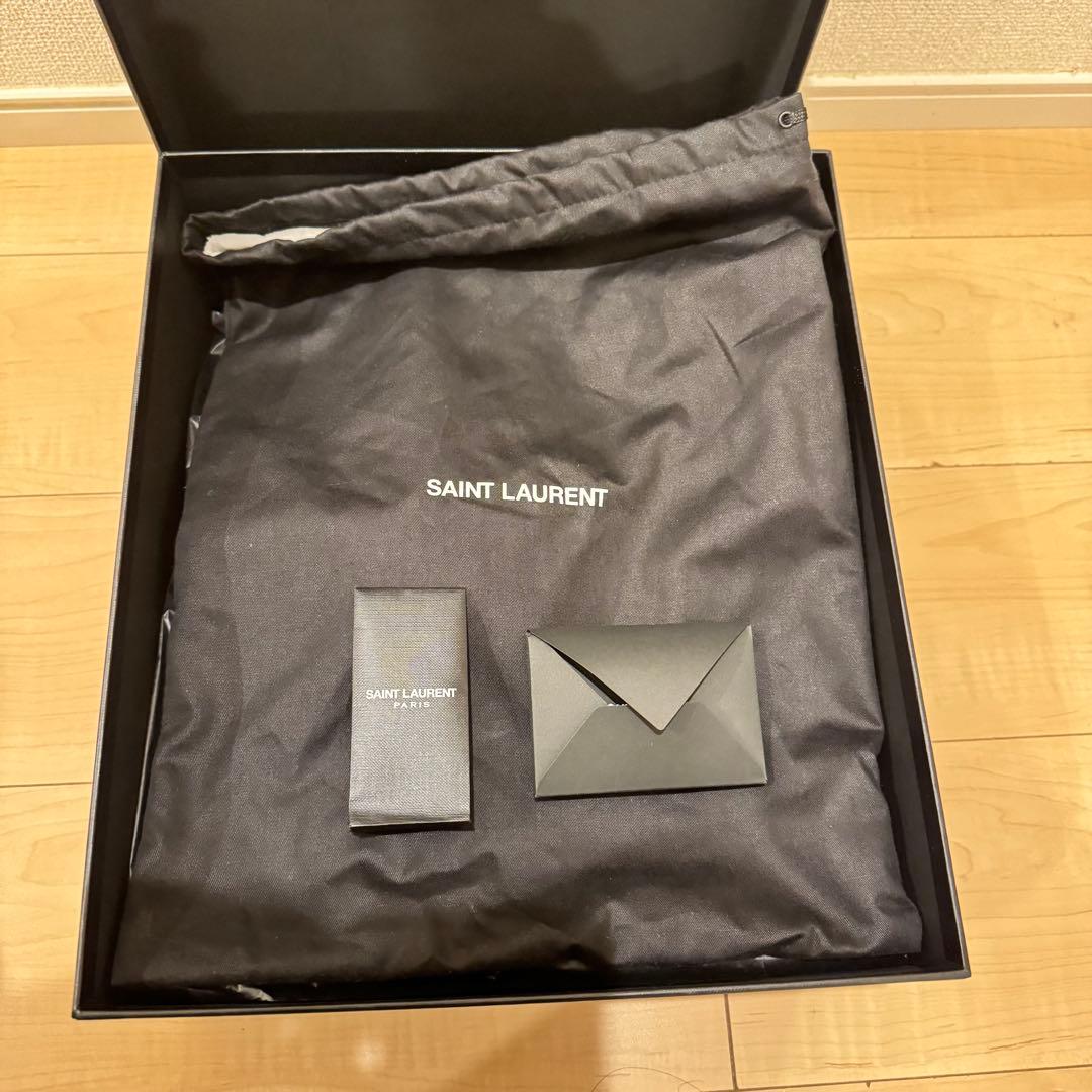 正規品 SAINT LAURENT サンローラン レザー リングブーツ39.5